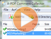 small screenshot of A-PDF Comment Collector