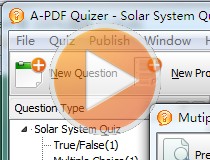 small screenshot of A-PDF Quizzer